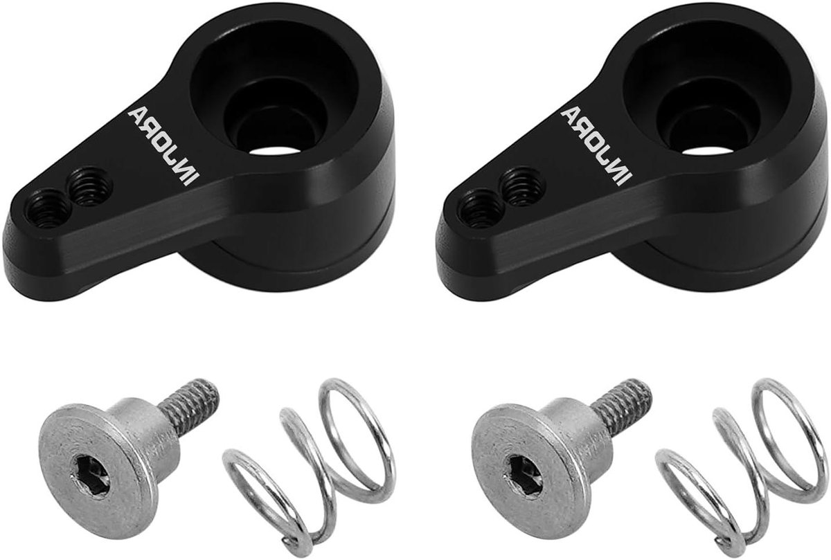 Servo Saver Set - RC Onderdelen - RC Onderhoud - Aluminium Constructie - 2 Stuks - Zwart