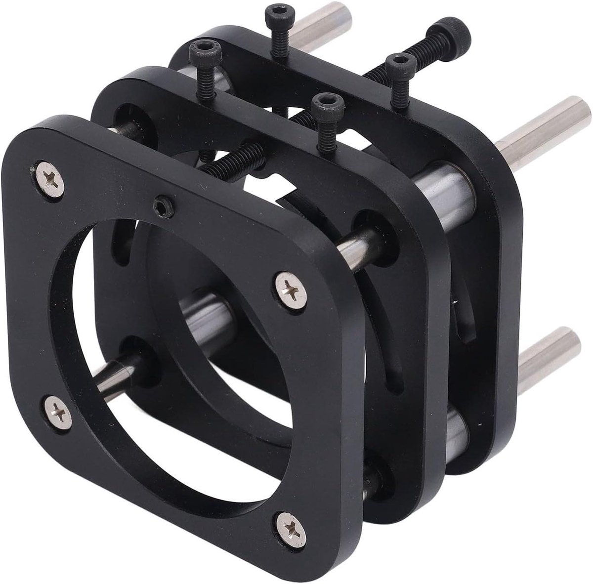 Router Lift Kit - Freestafel Lift - Houtbewerking Precisie - Handcrank Hoogteverstelling - 51 mm Max Lift - Zwart