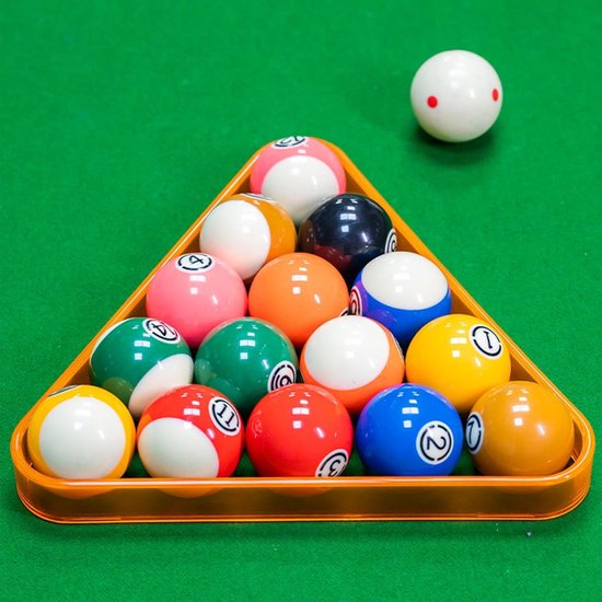 Snooker Balrekken - Pool Driehoek Rek - Biljart Spel Oplossing - Slagvast Ontwerp - 4 Stuks - Meerkleurig — afbeelding 2