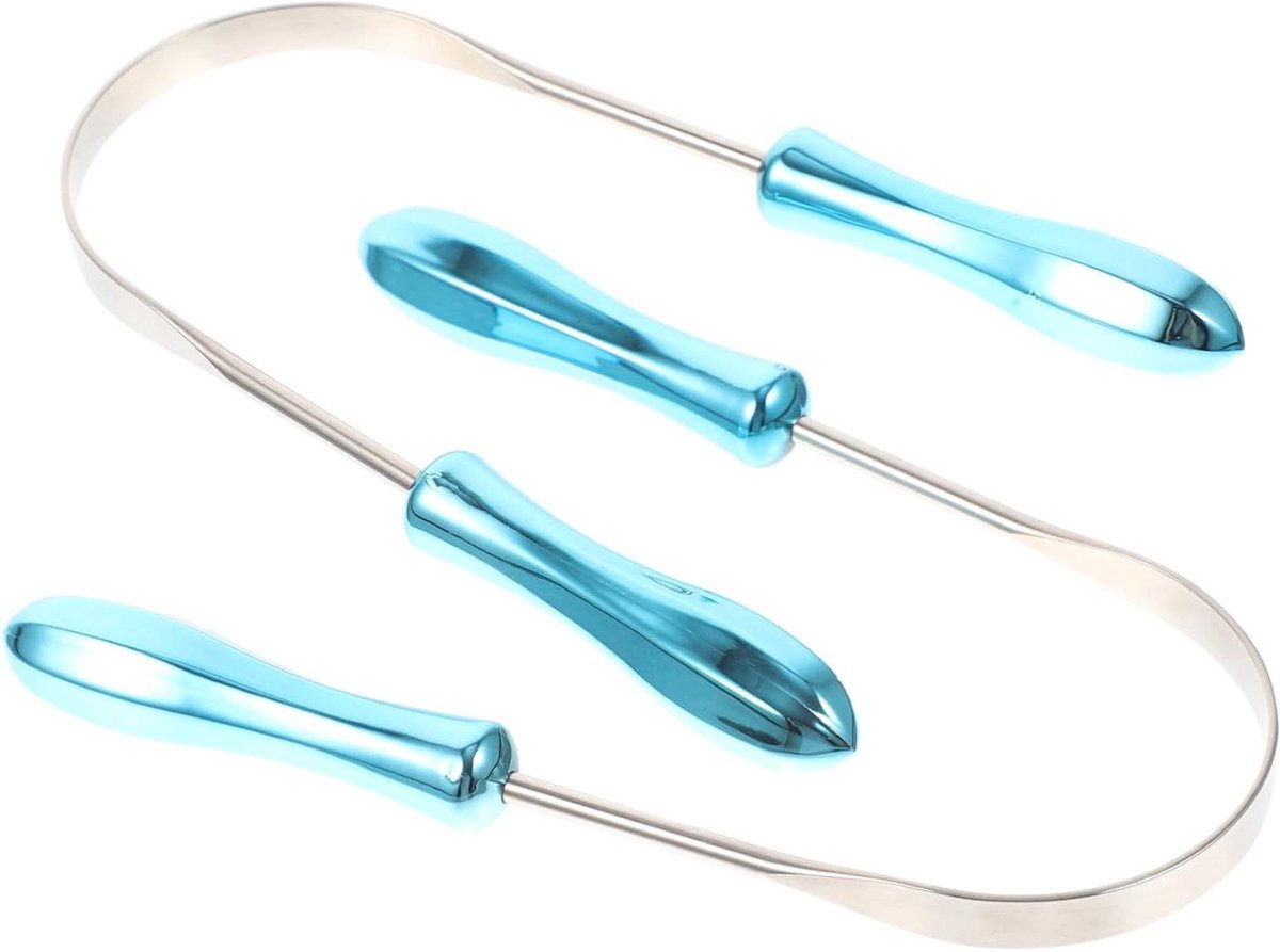 Ipetboom 1 Set U-vormige Tongreiniger Volwassen Tong Orale Tongschraper Orale Verzorging Tongschrapen Huishoudelijke Tongreinigingstools Professionele Tongschraper Roestvrij Staal 2 Stuks