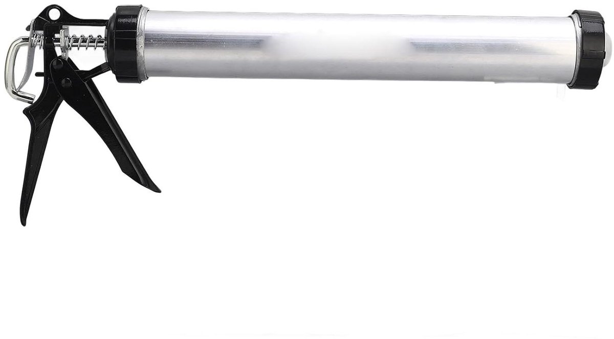 Aluminium Kitpistool - Kit Tool - Kit Aanbrengen - Duurzame Constructie - 600ml Capaciteit - Zilverkleurig