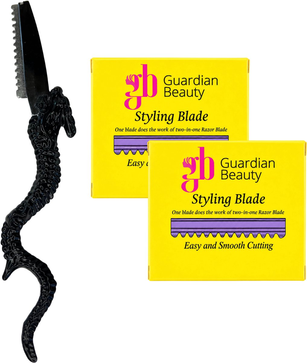 Guardian Beauty Feather Styling Scheermes - Inclusief 10 Premie Feather Mesjes + 10 Extra