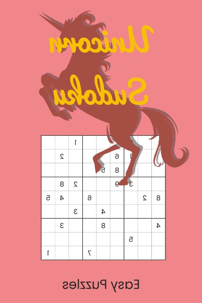 Sudoku Puzzelboek - Denksportboek - Hersengymnastiek - Unicorn Thema - 110 Pagina's - Multicolor