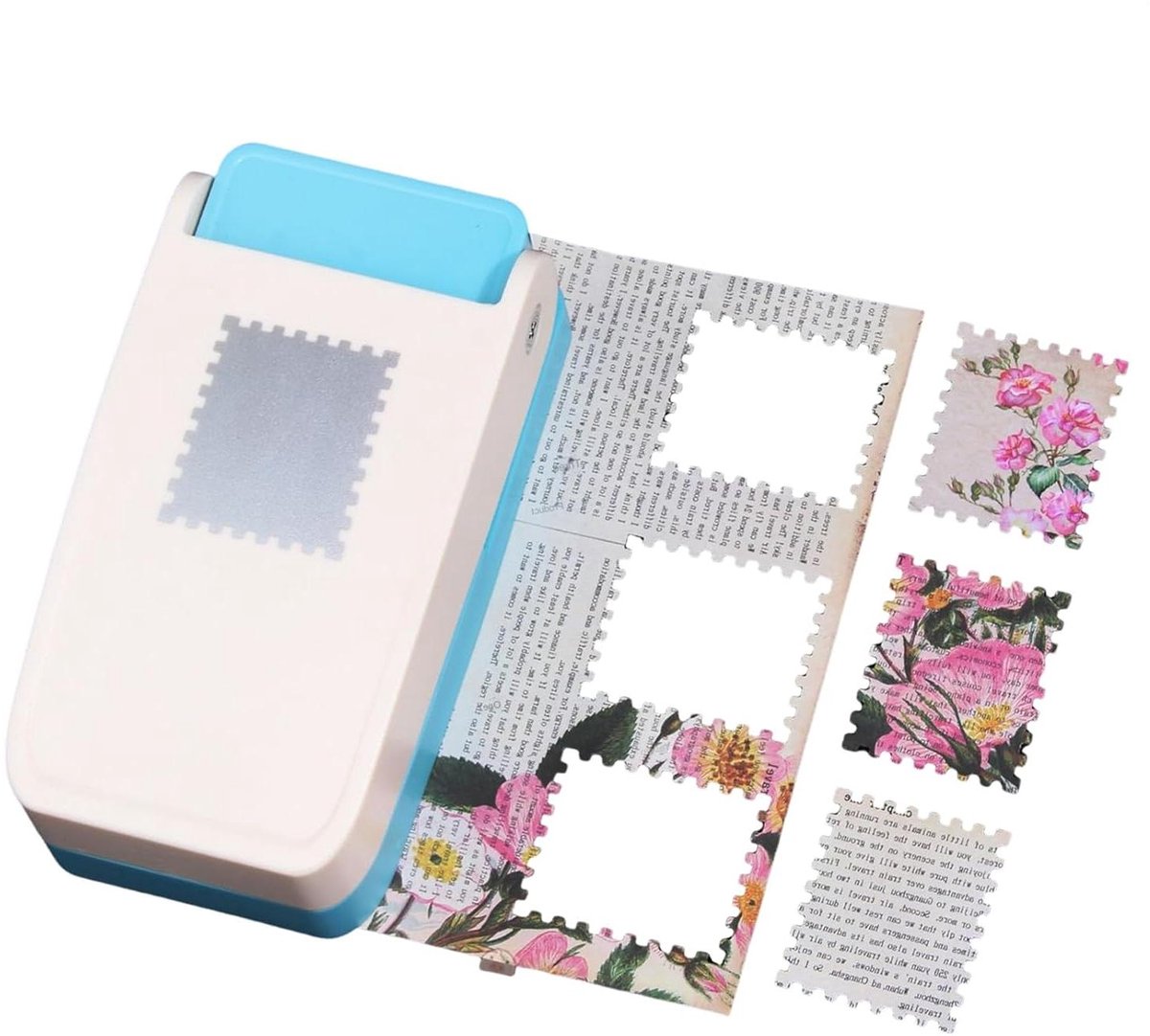 Papierpons Rechthoek - Vormsnijder Knutsels - Kaarten Maken - Minder Inspanning - 3.8 x 3.2 cm - Metaal