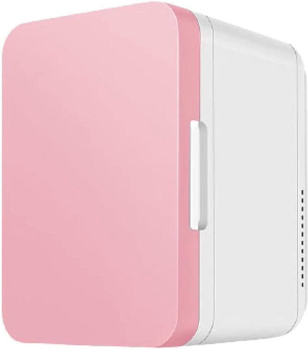 Mini Koelkast - Kleine Koeler - Persoonlijk Gebruik - Dubbel Doel - 8 Liter - Roze
