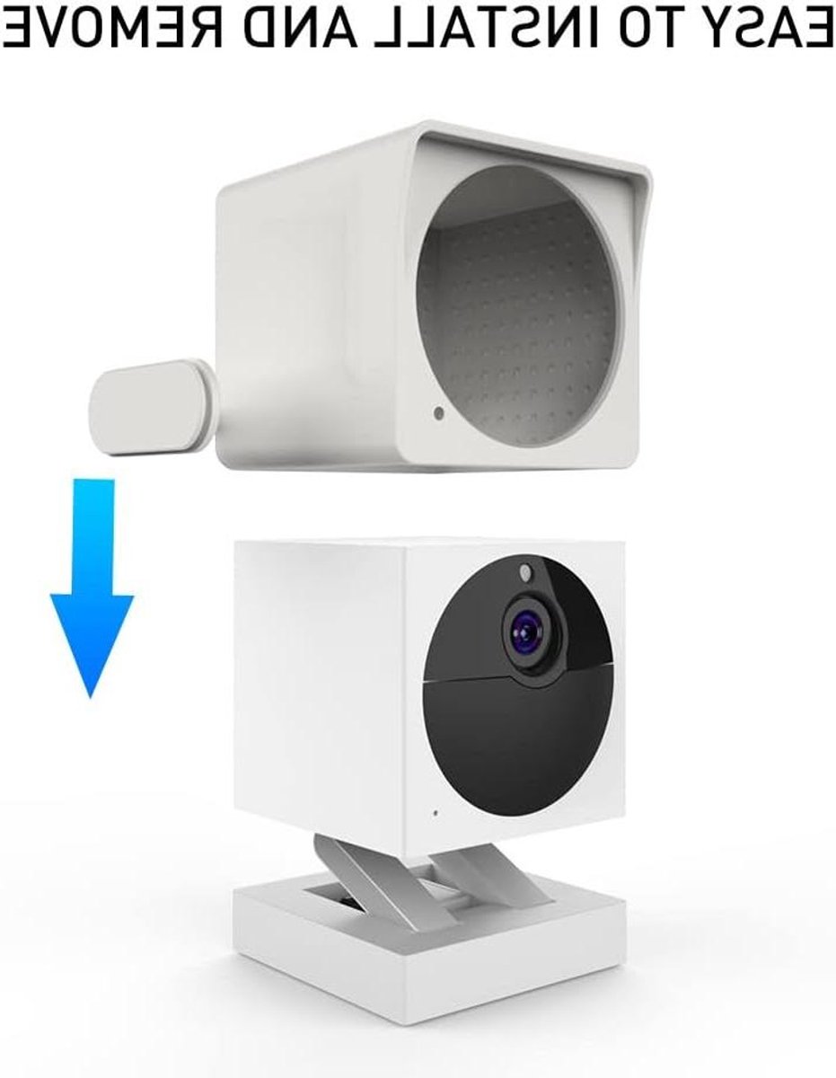 Camera Beschermhoes - Beveiligingsbeugel - Buitenbeveiliging - 360 Graden Rotatie - 16 x 4.8 cm - Zwart