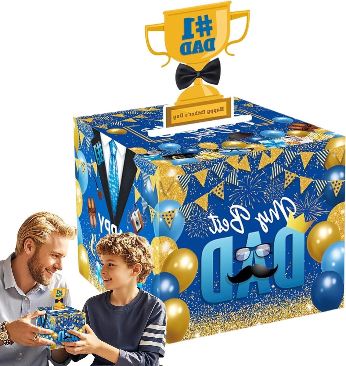 Geldkist Verjaardag - Cadeauhouder - Geld Geven - Creatief Verrassingseffect - 30 Zakjes - Zilver