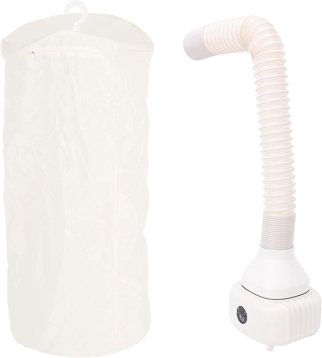 Mini Droger Kleine Wasdroger Snel Kleding Drogen Digitale Timer 1.43 kg Wit