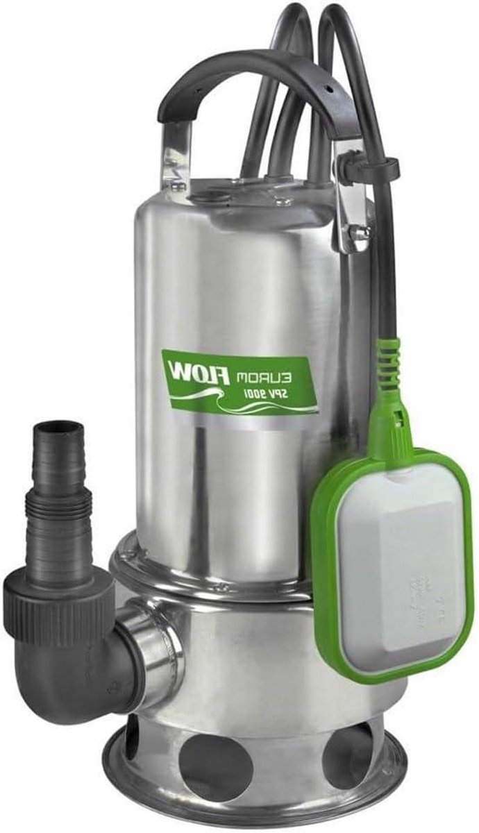 Vuilwaterpomp - Dompelpomp RVS - Water Verplaatsen - Krachtige 900W Motor - 13980 L/uur - Roestvrij staal
