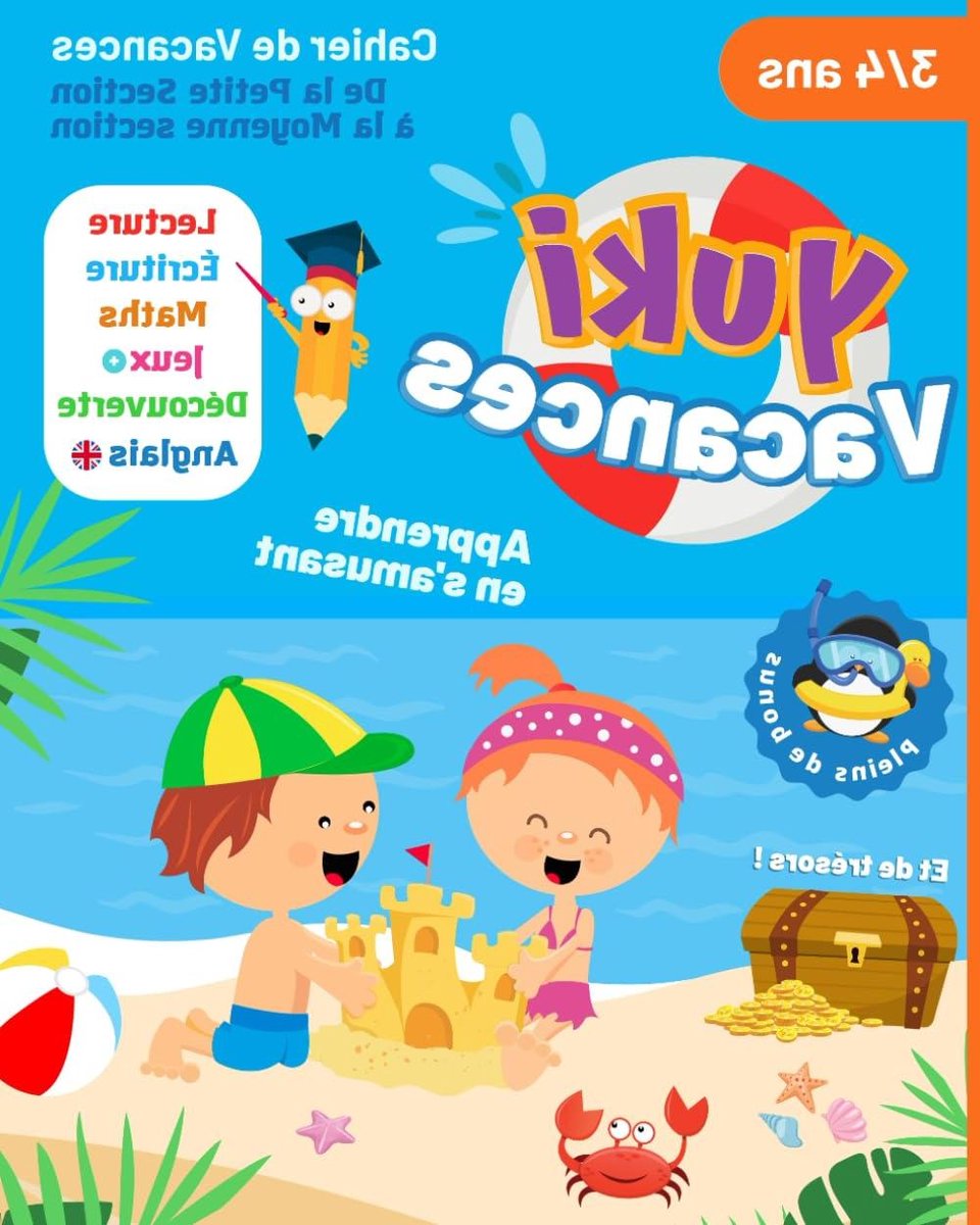 Vakantieboek - Leerboek Kleuters - Schoolvoorbereiding - Bevordert Zelfstandigheid - 40 Pagina's - Meerkleurig