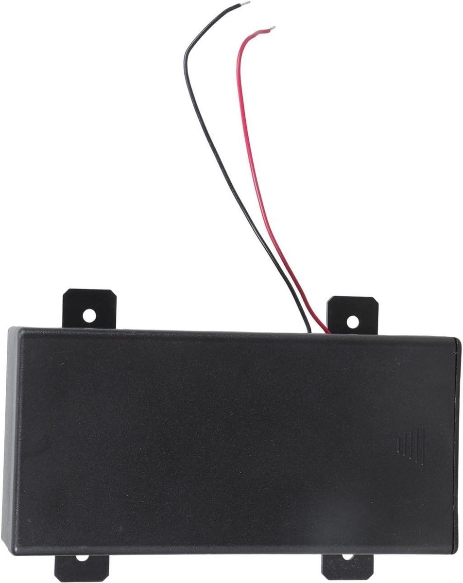 Batterijhouder - Type D Houder - Apparaten Voeden - Impactbestendig ABS - 1 Batterij - Zwart