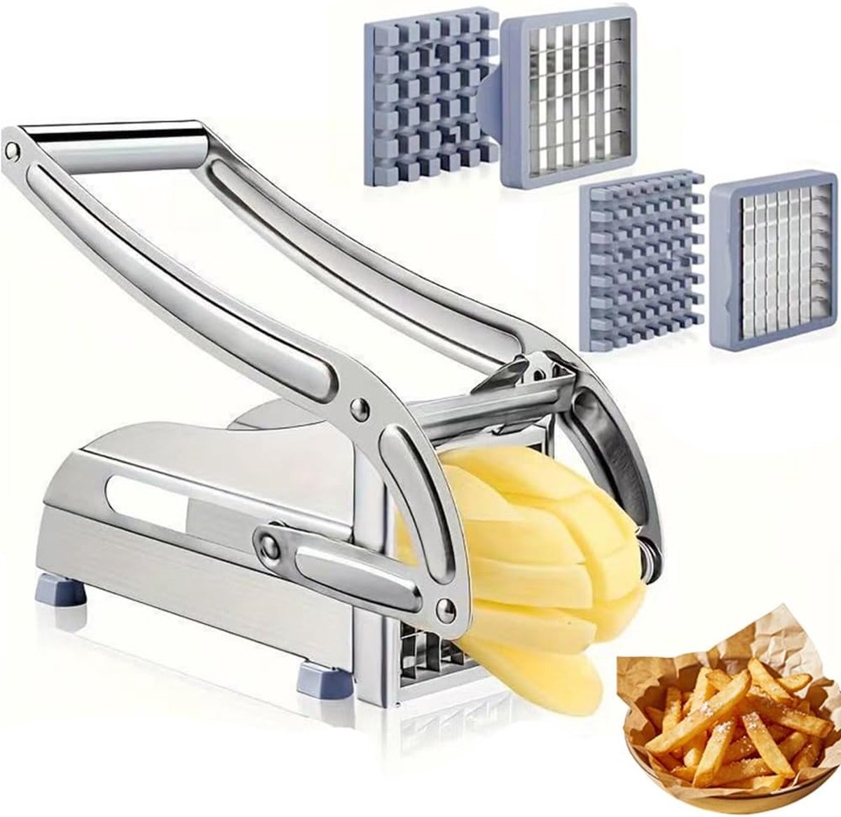 Frietsnijder – Patatsnijder – Friethakker - aardappel set