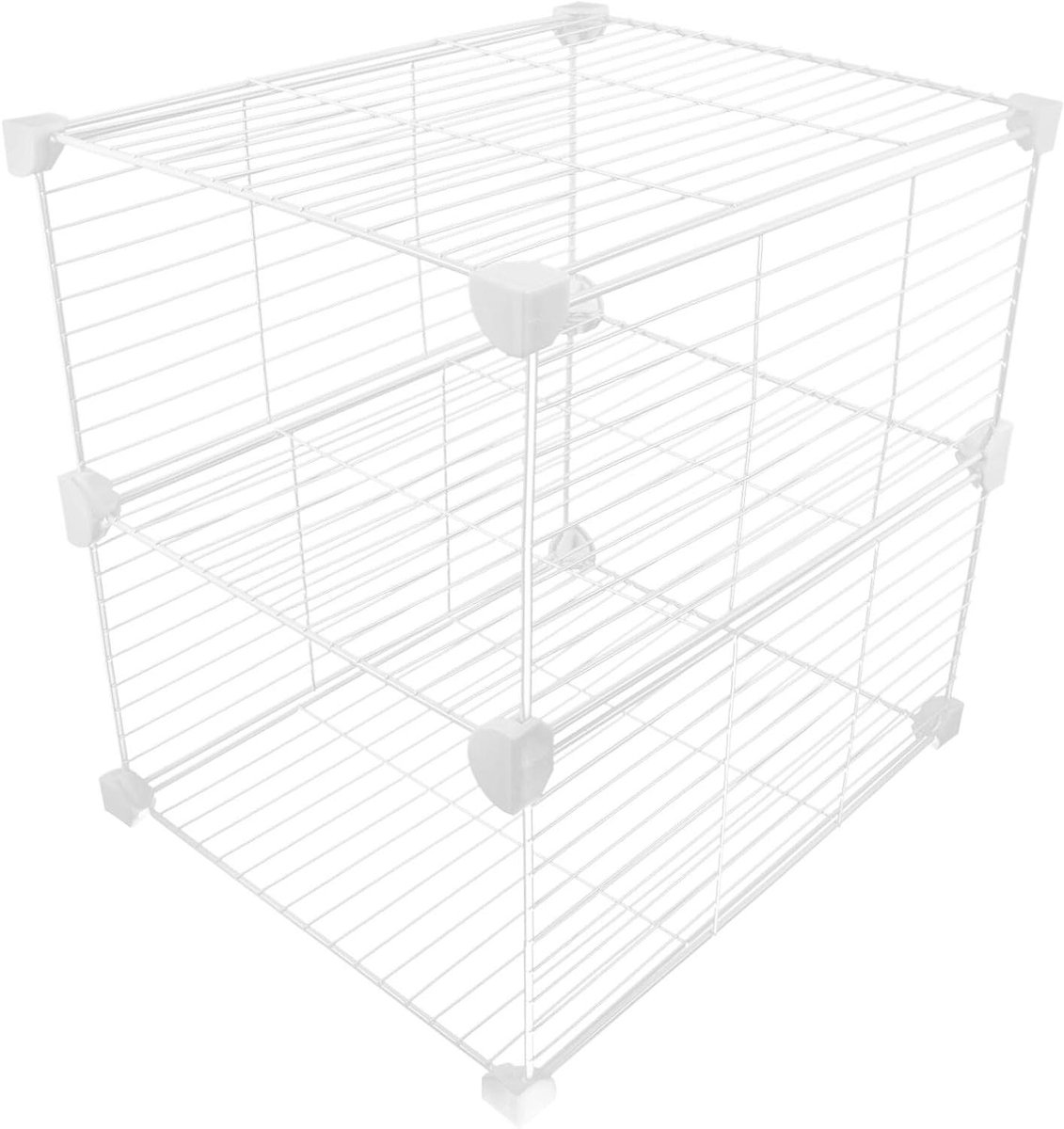 Vriezer Organizer - Koelkast Verdelers - Voedsel Sorteren - Efficiënt Ruimtegebruik - 37 x 36 x 30 cm - Wit