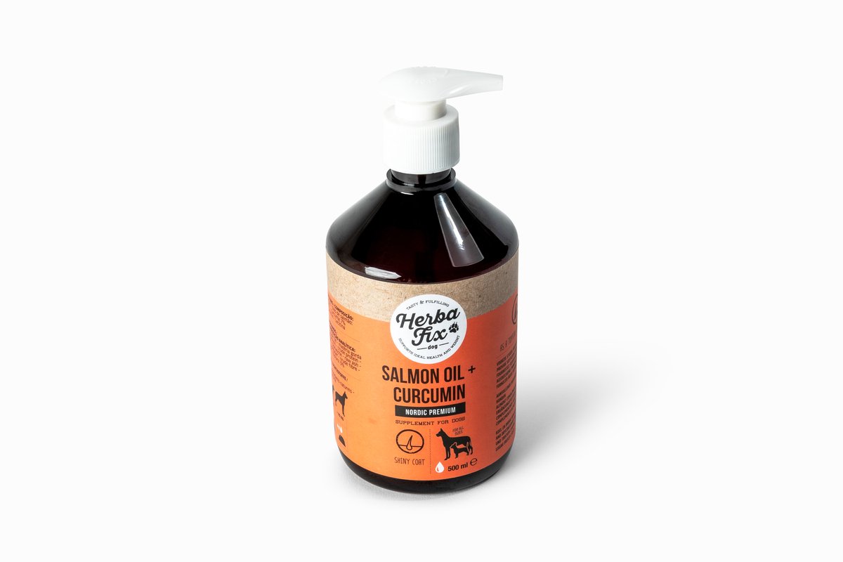 Herbafix Zalmolie - Kurkuma 500 ml