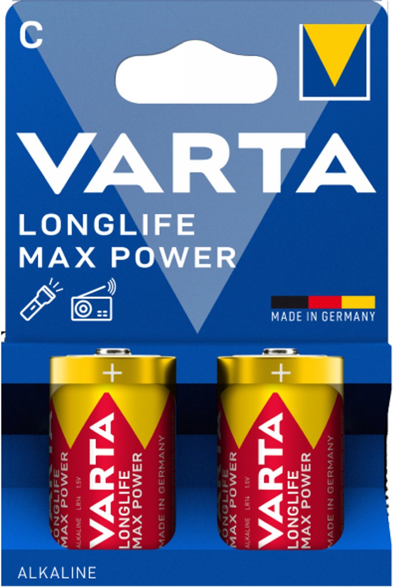 Varta 04714 101 422 huishoudelijke batterij LR14 Alkaline
