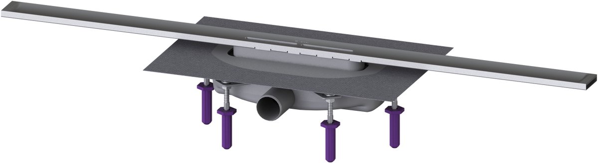 Kessel Linearis Infinity - Douchegoot 90 cm, met rooster, geborsteld roestvrij staal 45300.09