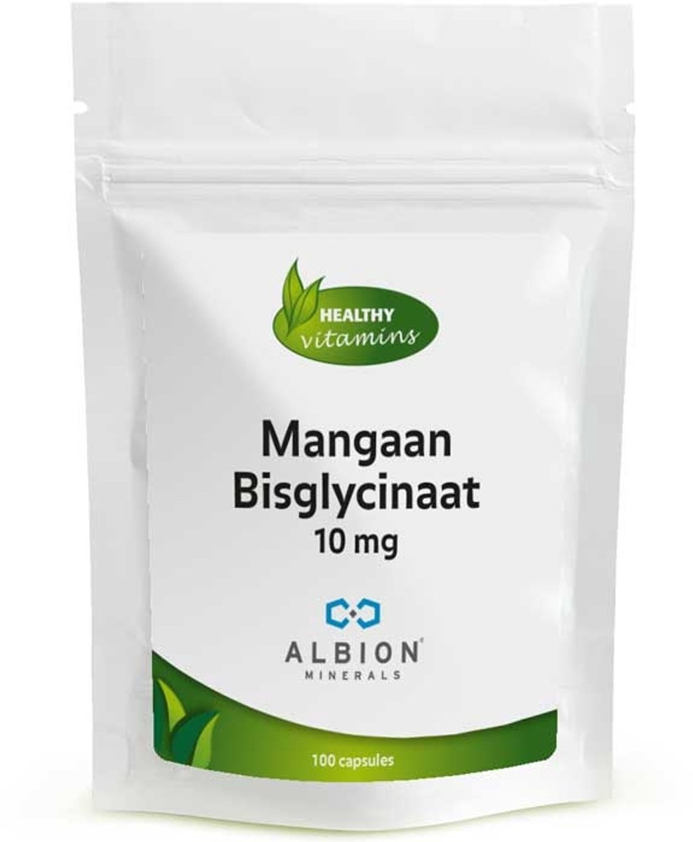Mangaan Bisglycinaat | 10 mg | 100 capsules