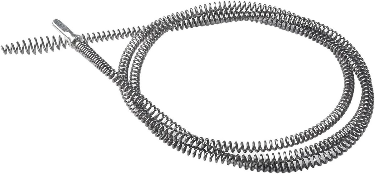Pijp baggergereedschap - Verstopte leidingen - Afvoer ontstoppen - Boor connector - 1 Meter - Zwart