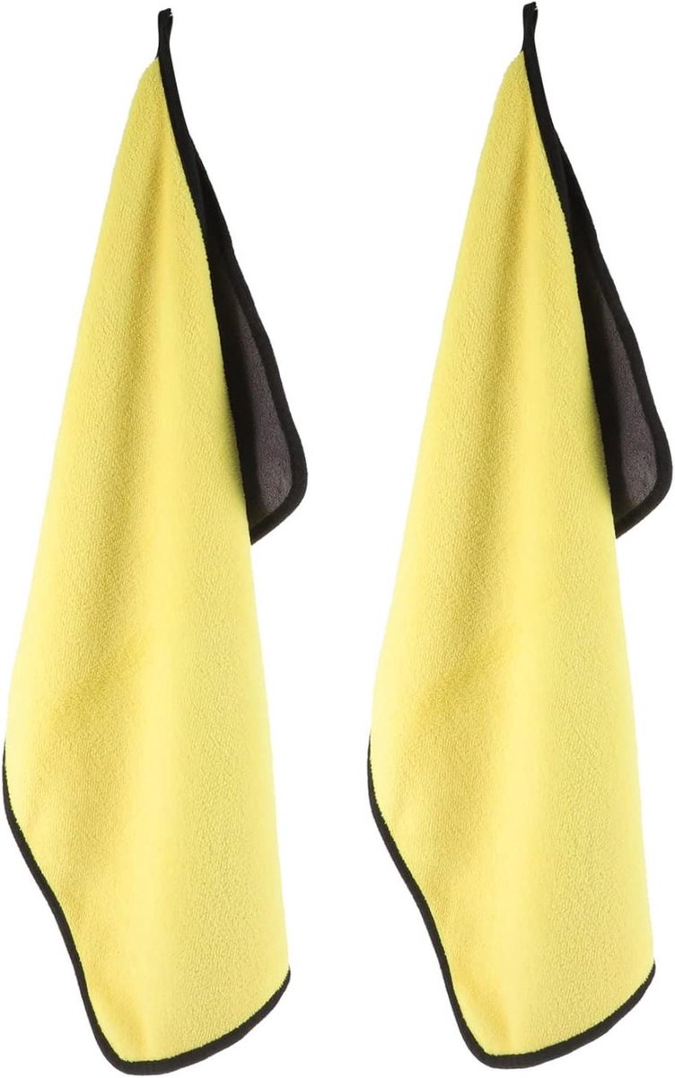 Auto Washandjes - Microvezeldoeken - Voertuigen Reinigen - Sterk Absorberend - 60x30cm - Diverse Kleuren