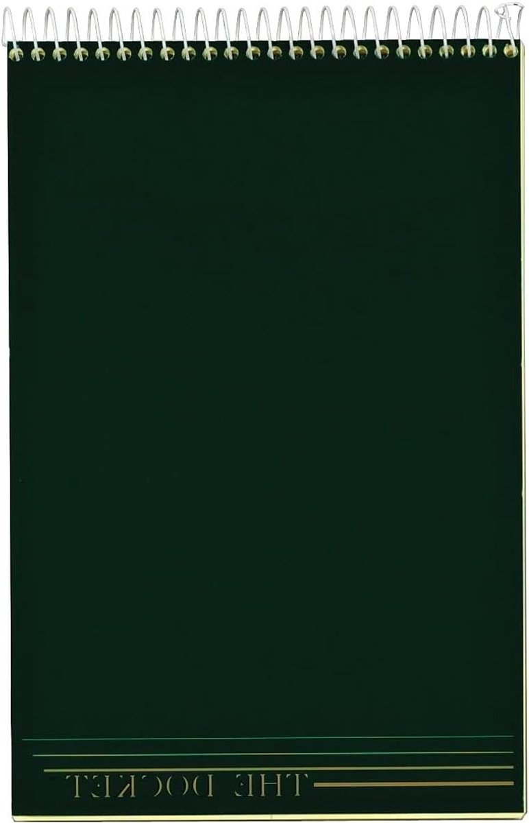 Zakelijk Steno Notitieboek - Schrijfblok Gregg Lijn - Notities Maken - Letr-Trim Perforaties - 6x9 Inch - Canarisch