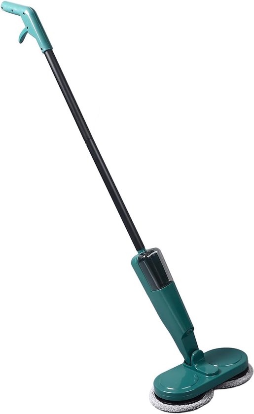 Elektrische Dweil - Sproei Dweil - Vloeren Reinigen - Automatische Voorwaartse Beweging - 112 cm - Groen — afbeelding 4