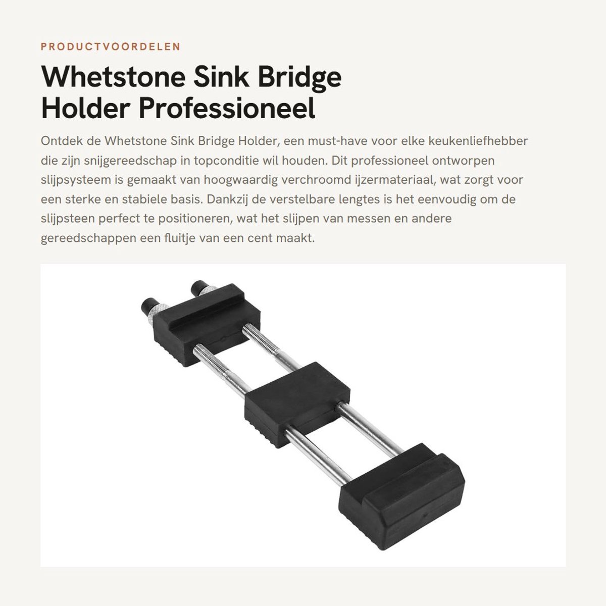 Dailygoods- Slijpbeitel Professioneel - Verstelbare Houder - Antislip Basis - Rubber Ondersteuning - Hoogwaardig Verchroomd Ijzermateriaal - Geschikt voor Slijpstenen - Slijpsteenhouder
