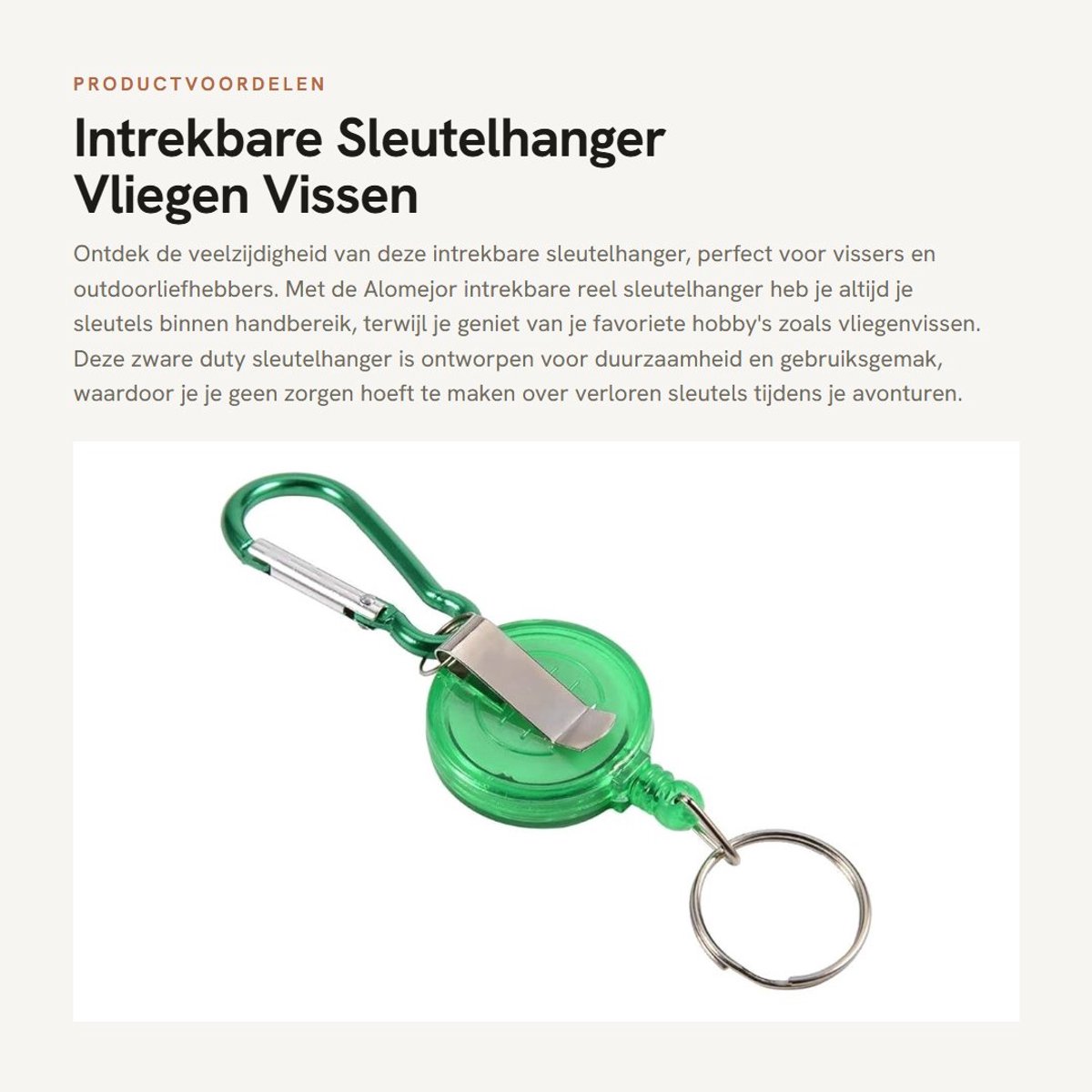 Dailygoods- Sleutelhanger Intrekbaar 3 Stuks - Zware Duty - Metalen/Plastic - Nylon Koord - Connector - Lengte 75 cm - Reelhouder