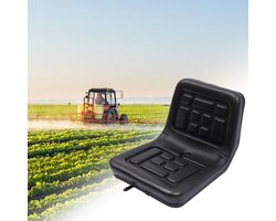 Tractor Seat for Tractor, Lawn Mower, Mini Excavator, Stacking Chair, Construction Site Equipment, Universal Driver Seat, Forklift with 140mm Sliding