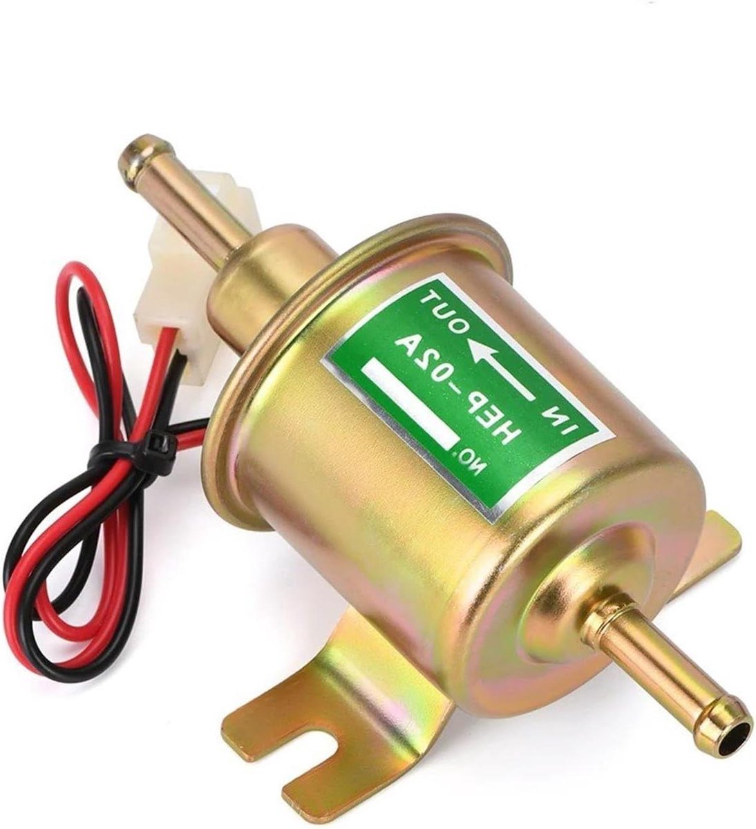 Brandstofpomp - Elektrische pomp - Motoronderhoud - Lage druk - 12V - Zilver