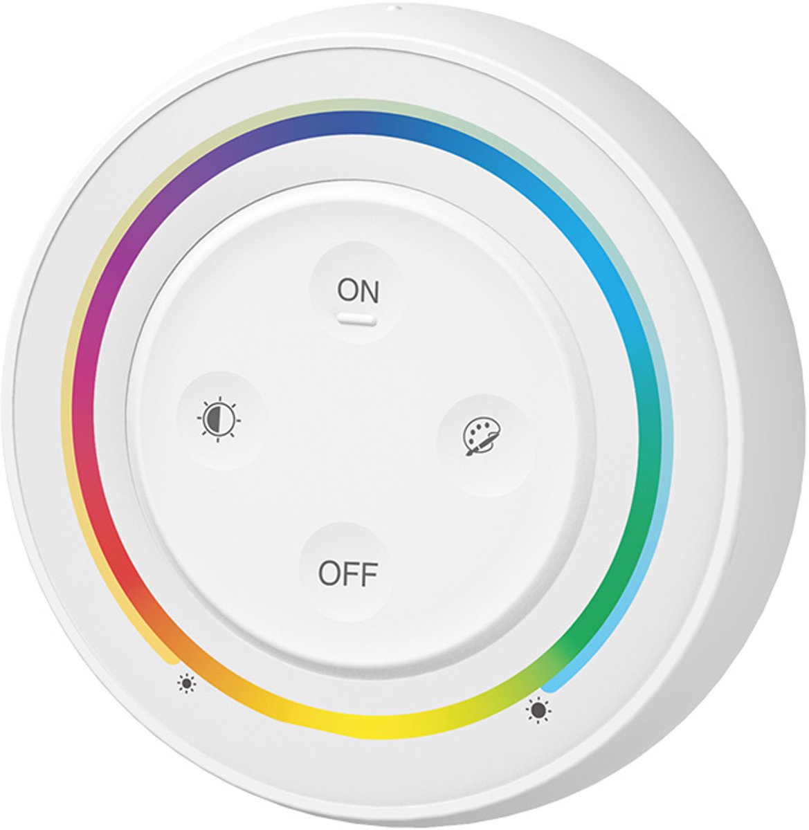 Mi-Light Mi-Boxer - (S2) - 1-Zone RGB+CCT Afstandsbediening met magnetische houder - (Batterijen niet inbegrepen) - Wit