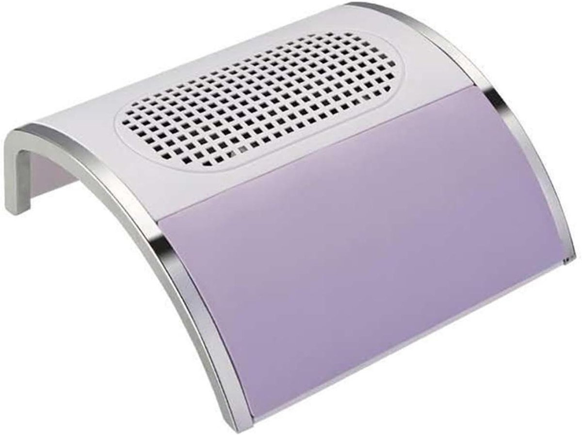 Nagelstofzuiger - Manicure Afzuiger - Nagelstof Afzuigen - Krachtige Absorptie - 80W Vermogen - Wit