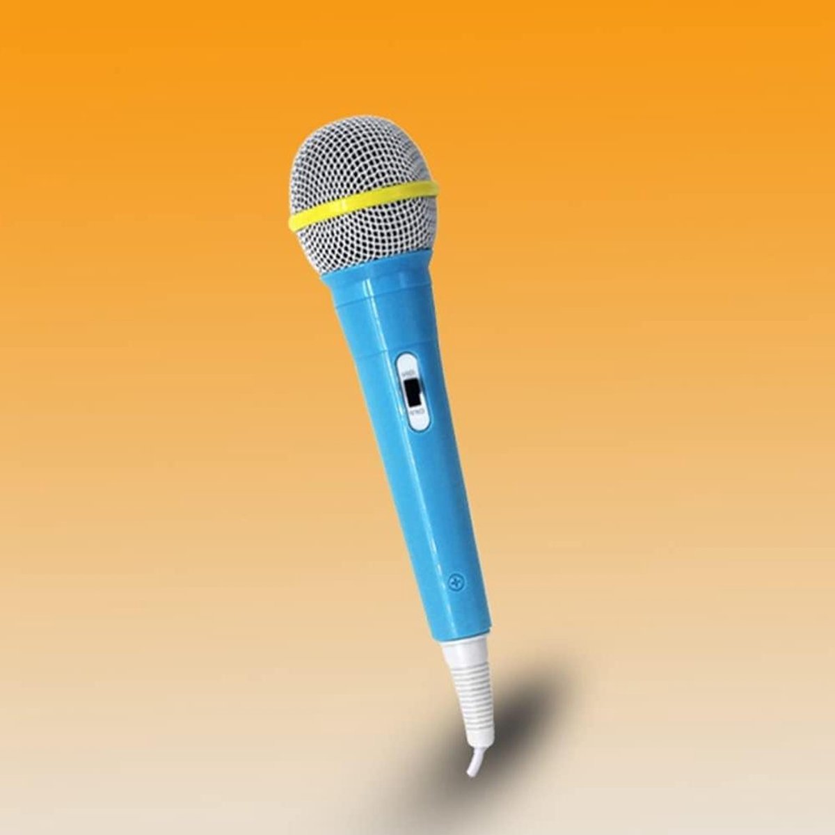 Kindermicrofoon Speelgoed - Zing Microfoon - Muziek Maken - Hoge Gevoeligheid - 1.5 Meter Kabel - Blauw