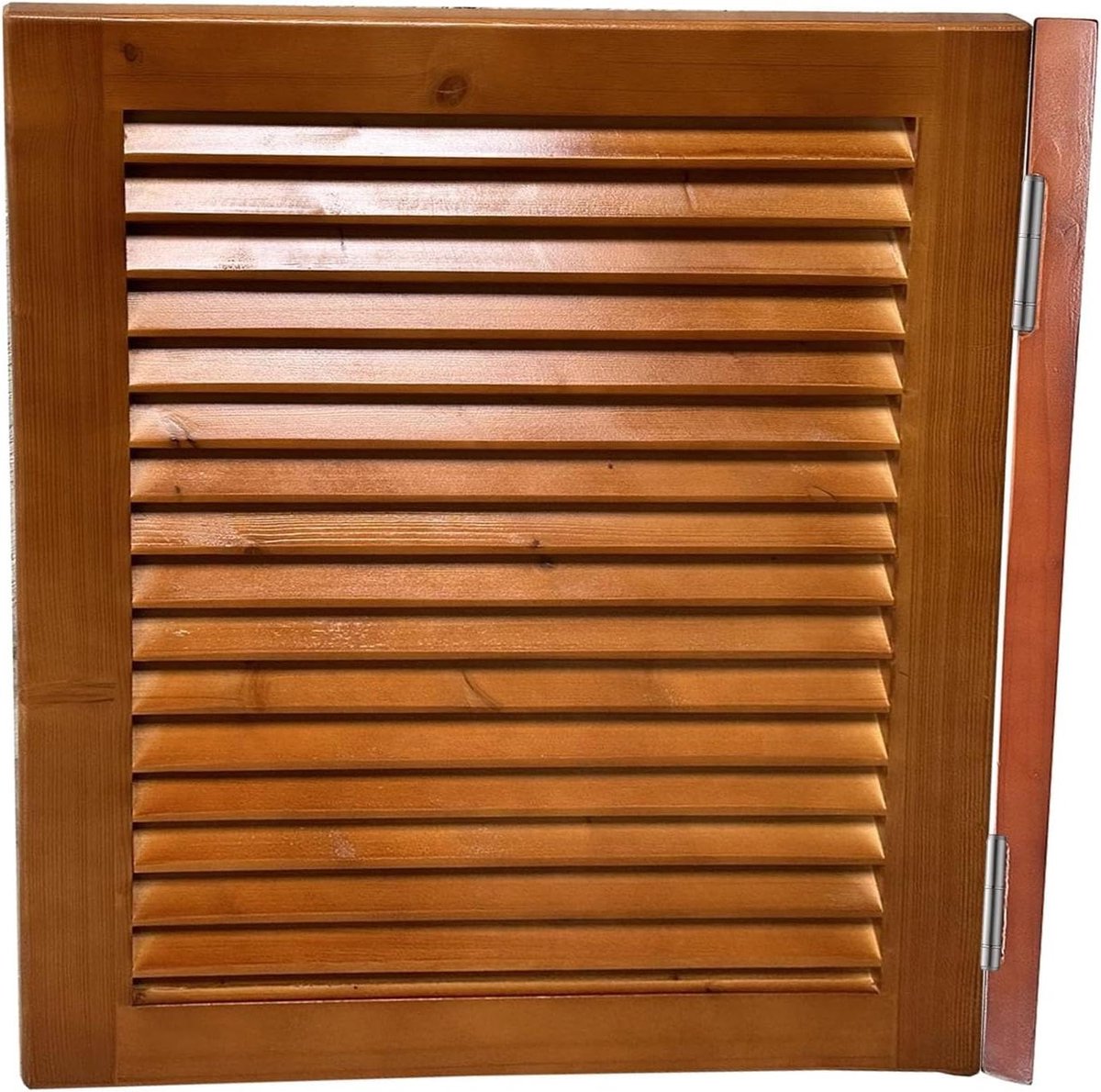 Houten Lamellendeuren - Salondeuren Draaideuren - Ruimtes Scheiden - Massief Grenenhout - 90 cm Hoog - Bruin