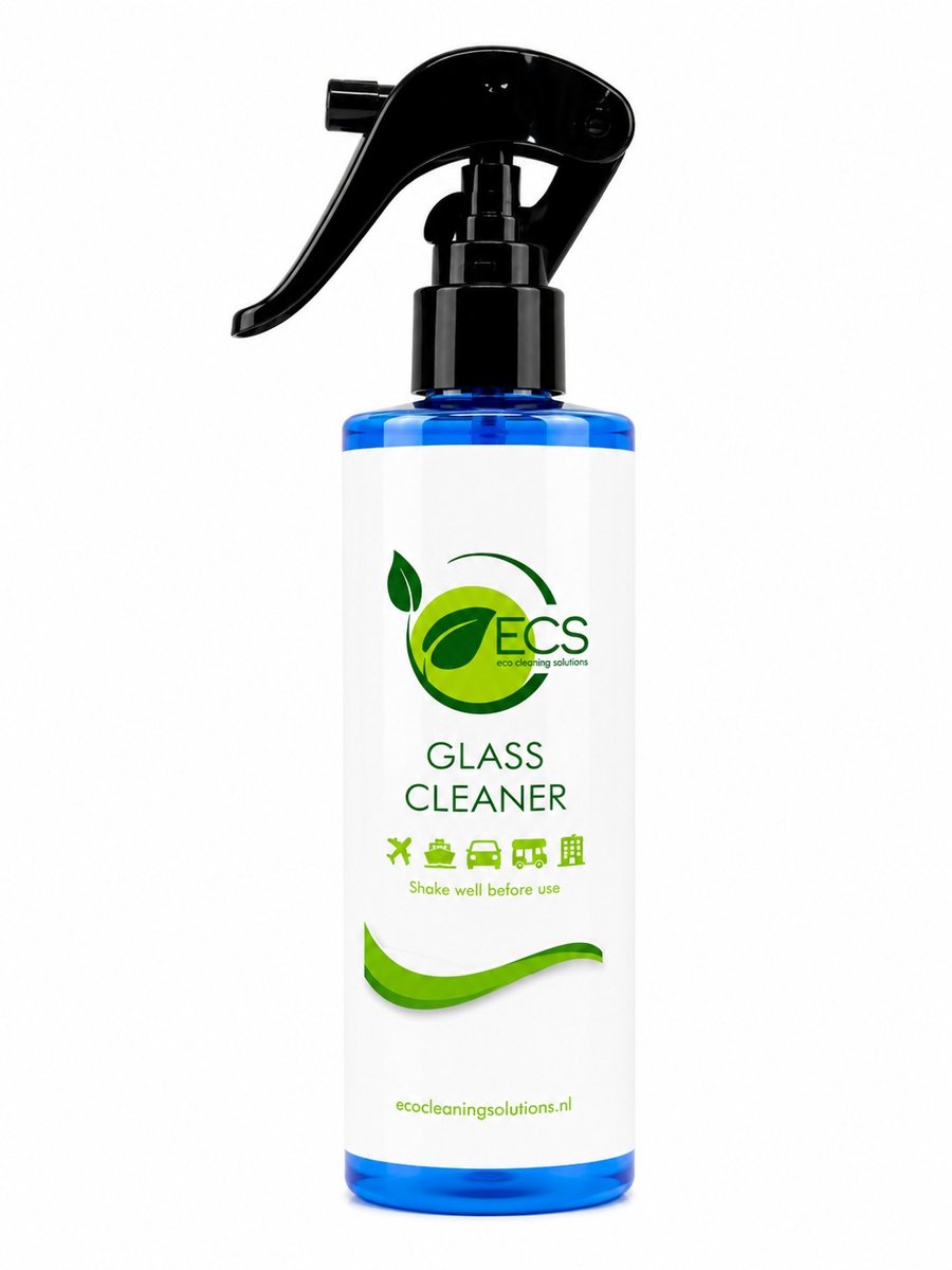 ECS Glass Cleaner – Streeploze Glasreiniger Auto & Ramen – Verwijdert Vet, Nicotine en Vingerafdrukken – 500ml
