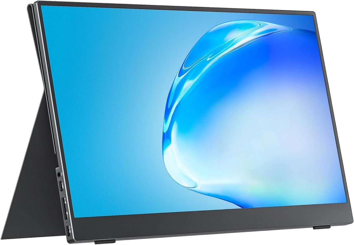 Computer Monitor - Scherm Beeldscherm - Werk Productiviteit - Hoge Resolutie - 27 Inch - Zwart