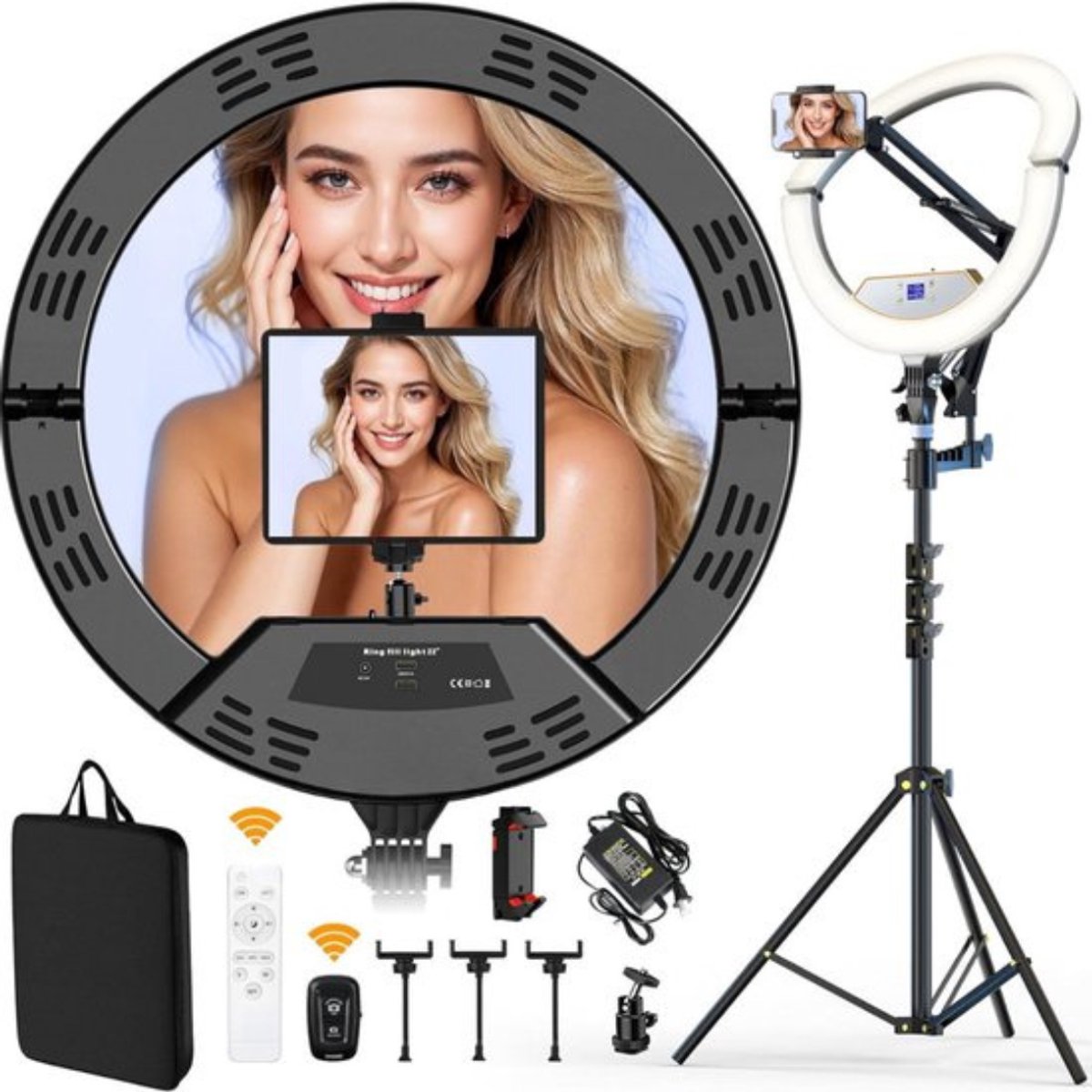 Thuys - Ringlamp met Statief - Ring Light - Verstelbaar - Led Verlichting