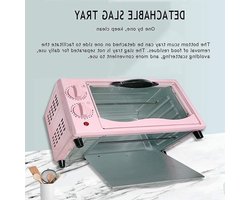 Mini Oven - Heteluchtoven Airfryer - Aanrecht Koken - Multifunctioneel Apparaat - 12 Liter - Roze