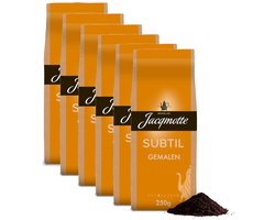 Jacqmotte Subtil - Multipack - Gemalen Koffie - 1,5kg (6x250g)
