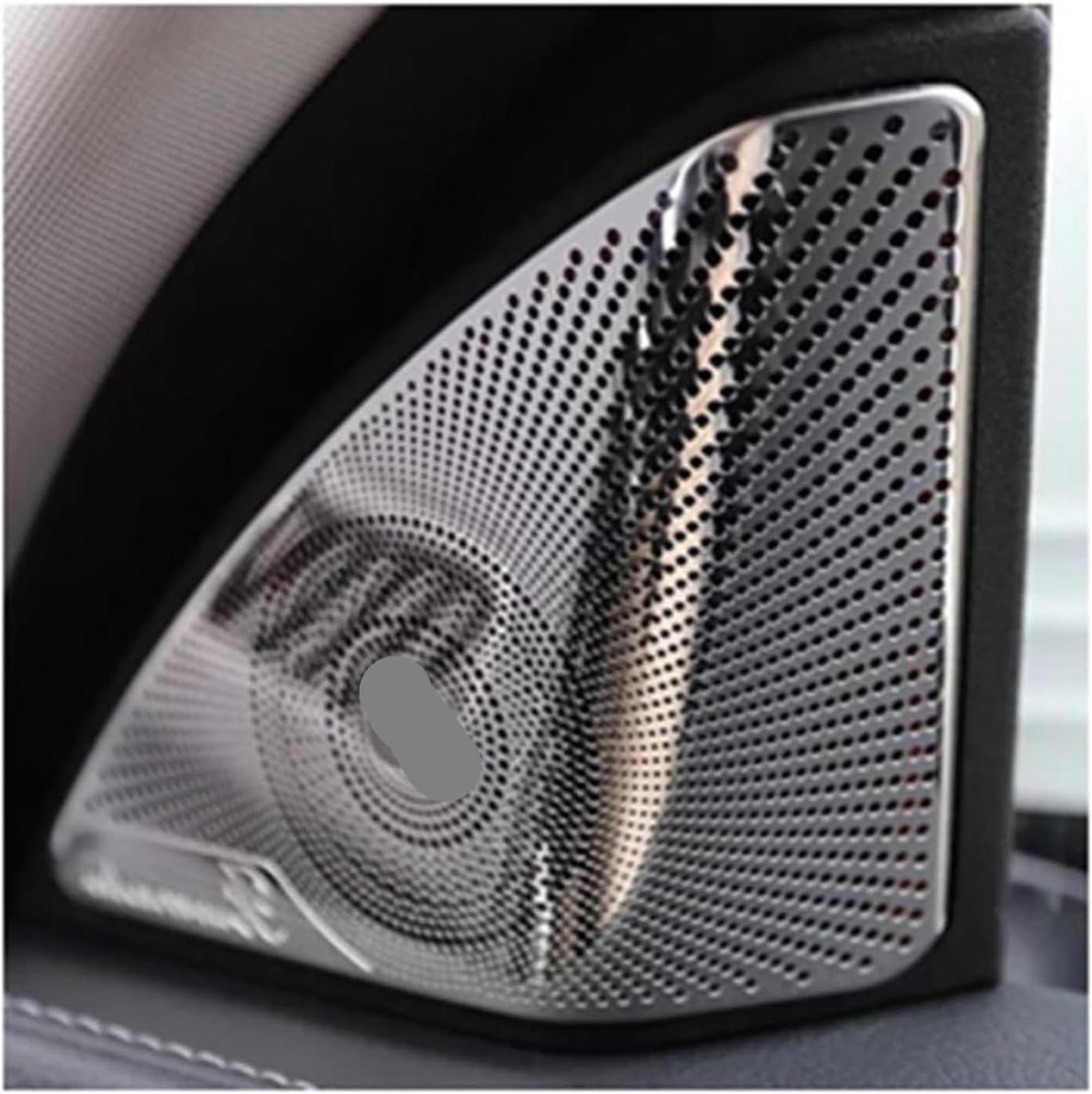 Luidspreker Afdekking - Audio Trim - Auto Interieur - Hoogwaardig Materiaal - 2 Stuks - Spiegelstijl