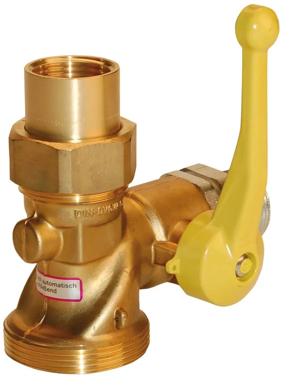 Seppelfricke SEPP Gas hoekkogelkraan f. enkelvoudige meter m. TAE MF R1"xRp1" (DN25) Type 5520, 0036960