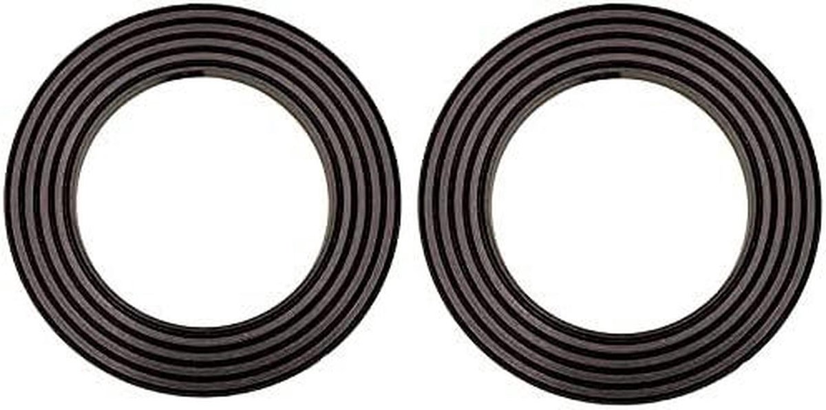 Keukenmachine Afdichtingen - Reserve O-ringen - Apparaat Reparatie - Set van 2 stuks - Ø 41 mm - Zwart