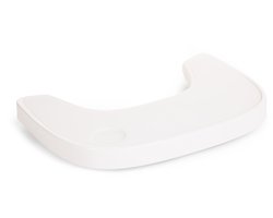 Childhome Evolu - Eettablet Kinderstoel - Tafel - Incl Siliconen Placemat - Wit