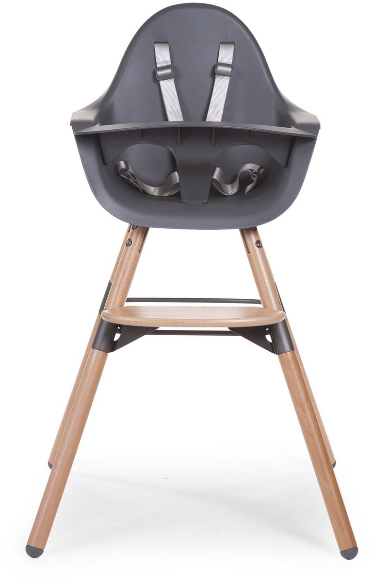 Bol.com Childhome Evolu Kinderstoel - Antraciet - Verstelbaar In Hoogte - 56 x 56 x 92 cm aanbieding
