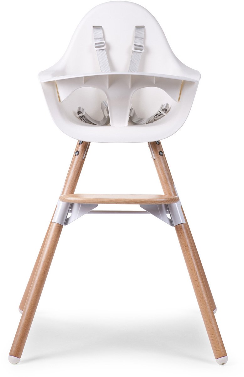Bol.com Childhome Evolu Kinderstoel - Verstelbaar In Hoogte - Met 5-Punts Veiligheidsgordel - Van 6m tot 6j - 56x56x92cm aanbieding