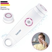 Beurer FC 45 Gezichtsreinigingsborstel - Gezichtsborstel - Elektrisch - 2 Rotatiestanden - 2 Snelheden - Incl. zachte opzetborstel en batterijen - 3 Jaar garantie