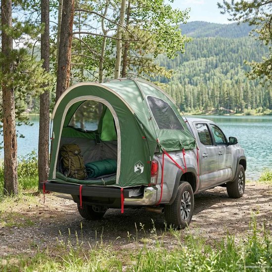 vidaXL - Auto - Tent - met - dak - Groen - 200 - x - 170 - x - 170 - cm - Polyester - en - Staal van Vidaxl — afbeelding 5