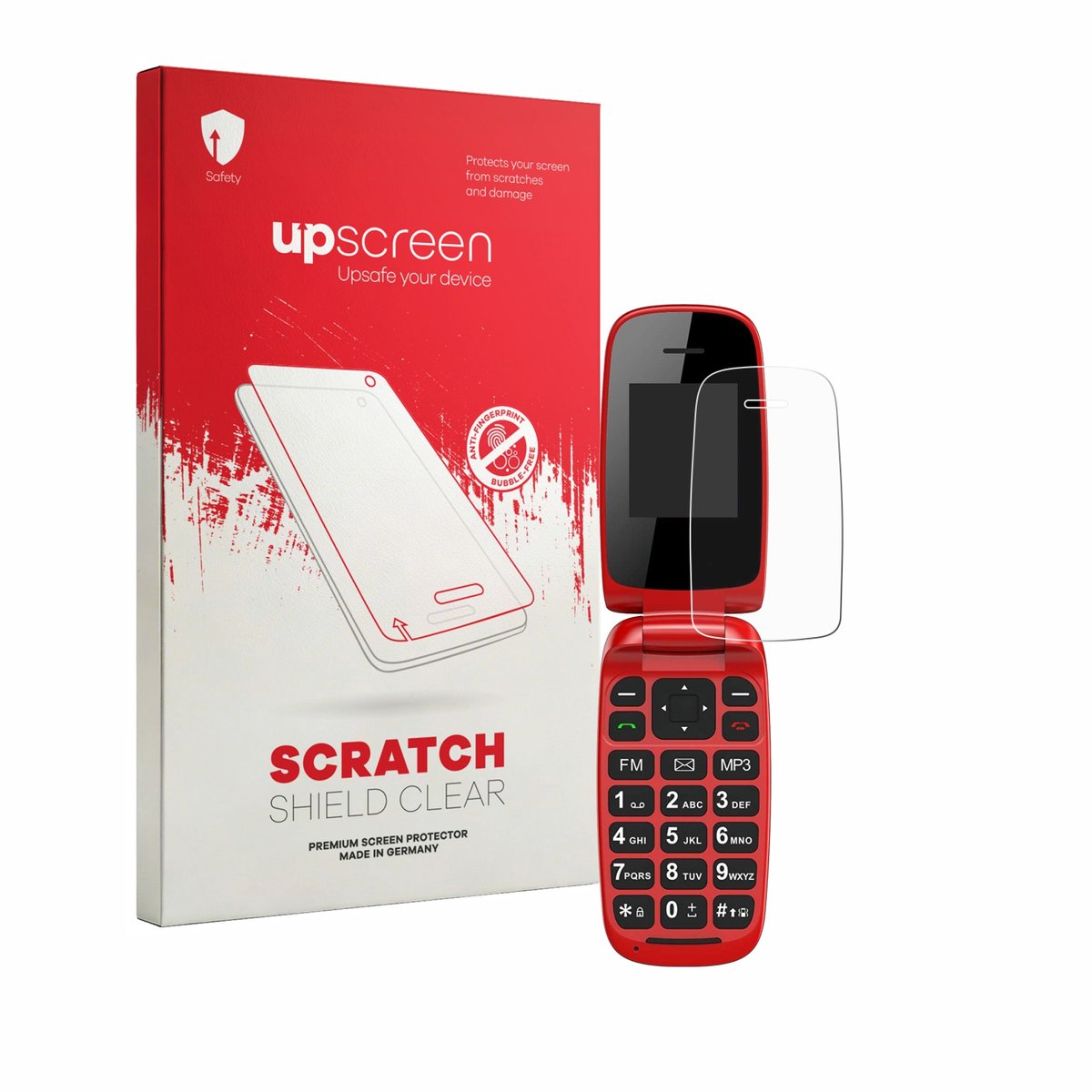 upscreen - Screenprotector voor Chakeyake R341 - Folie Beschermfolie transparant