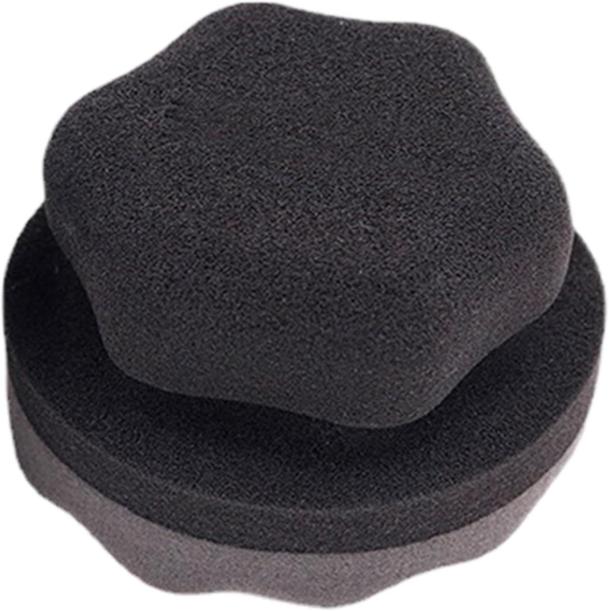 Banden Applicator - Wax Kussentjes - Auto Polijsten - Handgreep Ontwerp - 80x60 mm - Zwart