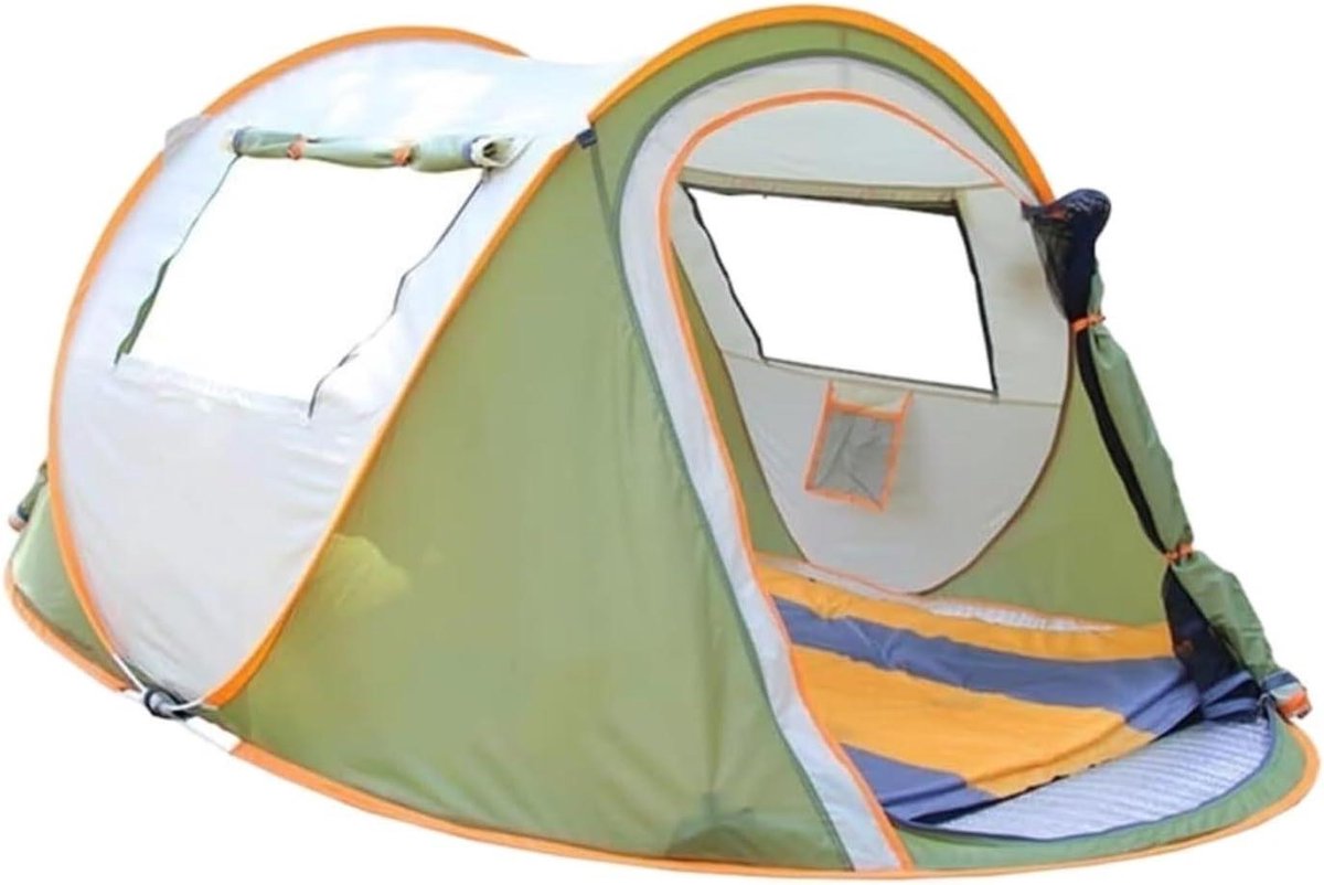 Kampeer Tent - Outdoor Tent - Buiten Reizen - Automatische Pop-up - 3-4 Personen - Groen