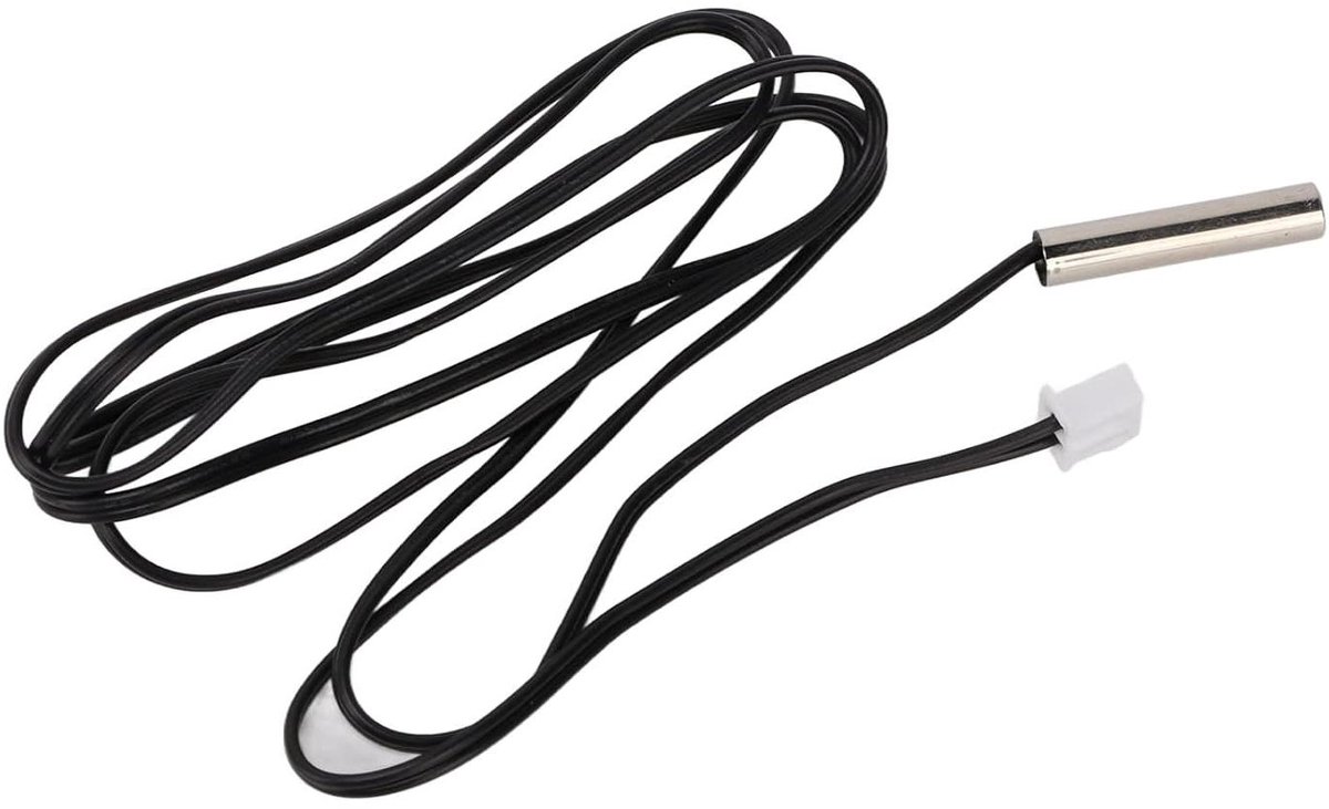 Temperatuursensor - Thermokoppel sonde - Industriële meting - Waterdicht ontwerp - 40cm kabel - Zilver